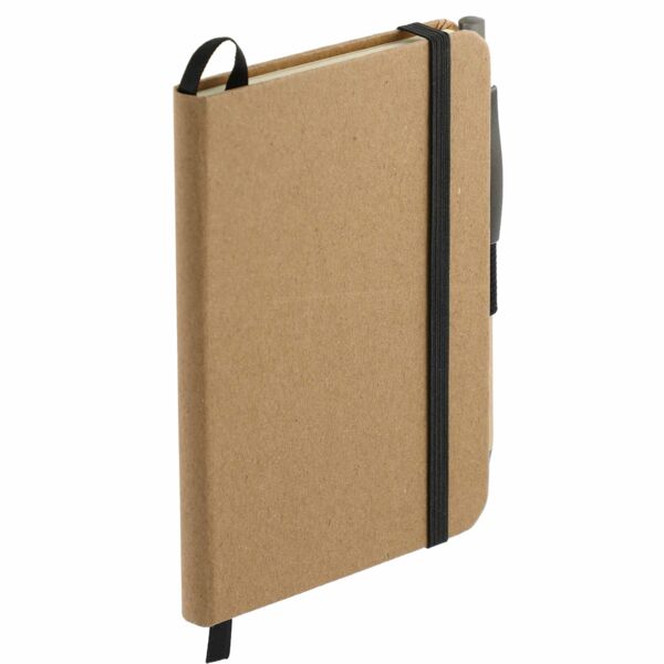FSC® Mix Pocket Bound 3.5" x 5.5" Journal with Pen Thumbnail