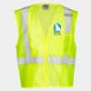Unisex Single Pocket Zipper Mesh Vest Thumbnail